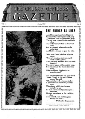 The Church Officers' Gazette | March 1, 1949