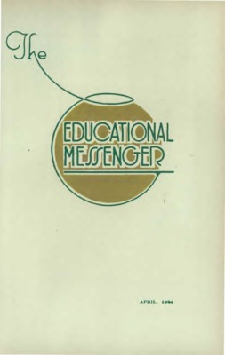 The Educational Messenger | April 1, 1924