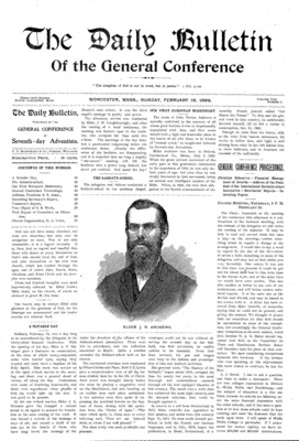 The General Conference Bulletin | February 19, 1899