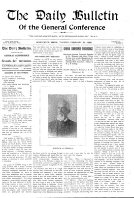 The General Conference Bulletin | February 21, 1899