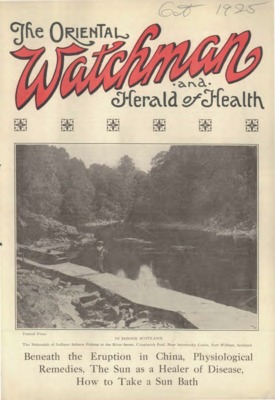 The Oriental Watchman and Herald of Health | October 1, 1925