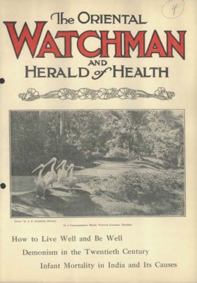 The Oriental Watchman and Herald of Health | April 1, 1926