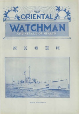 The Oriental Watchman and Herald of Health | October 1, 1929