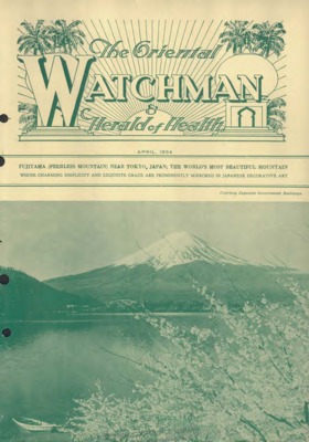 The Oriental Watchman and Herald of Health | April 1, 1934