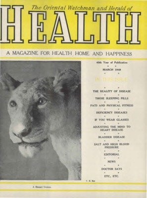 The Oriental Watchman and Herald of Health | March 1, 1949