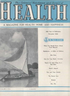 The Oriental Watchman and Herald of Health | November 1, 1949