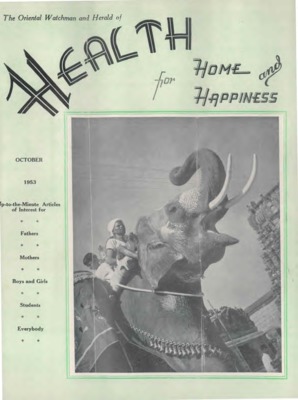 The Oriental Watchman and Herald of Health | October 1, 1953