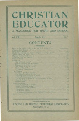 Christian Educator | March 1, 1917
