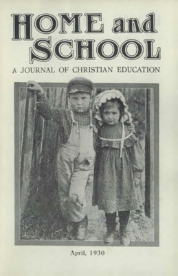 Home and School | April 1, 1930