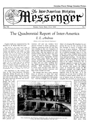 The Inter-American Division Messenger | July 1, 1930