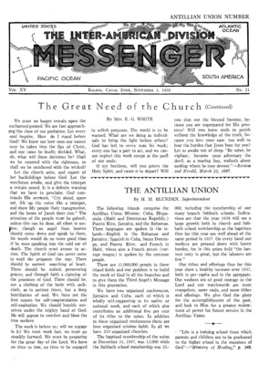 The Inter-American Division Messenger | November 1, 1938