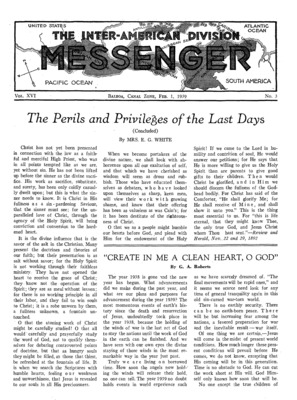 The Inter-American Division Messenger | February 1, 1939