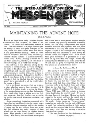The Inter-American Division Messenger | June 1, 1939