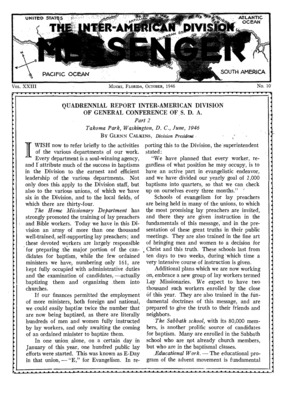 The Inter-American Division Messenger | October 1, 1946