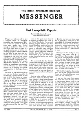 The Inter-American Division Messenger | July 1, 1948