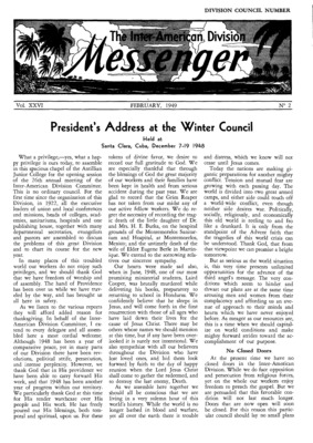 The Inter-American Division Messenger | February 1, 1949