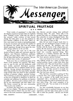 The Inter-American Division Messenger | January 1, 1960