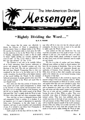 The Inter-American Division Messenger | August 1, 1961