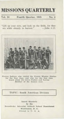 Missions Quarterly | October 1, 1935