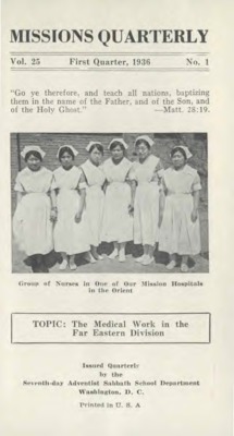 Missions Quarterly | January 1, 1936