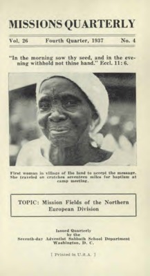 Missions Quarterly | October 1, 1937