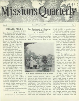 Missions Quarterly | April 1, 1940