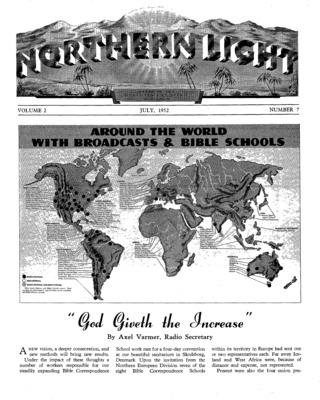 Northern Light (European) | July 1, 1952