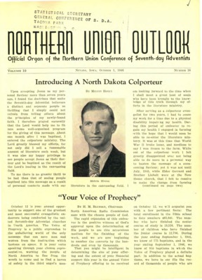 Northern Union Outlook | October 1, 1946
