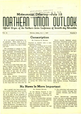 Northern Union Outlook | July 1, 1947