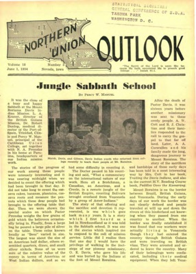 Northern Union Outlook | June 1, 1954