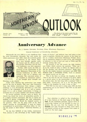 Northern Union Outlook | January 1, 1963