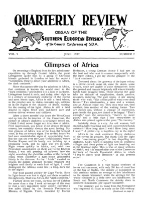 Quarterly Review | June 1, 1937
