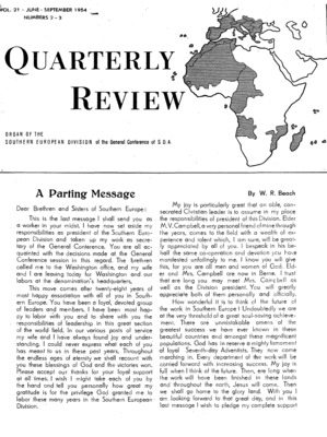 Quarterly Review | June 1, 1954