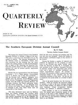 Quarterly Review | March 1, 1955