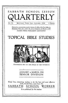 Sabbath School Lesson Quarterly | January 1, 1918