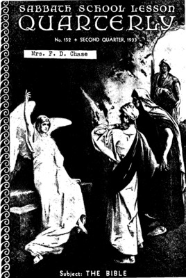 Sabbath School Quarterly | April 1, 1933