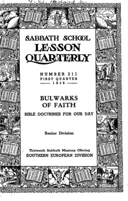 Sabbath School Quarterly | January 1, 1948
