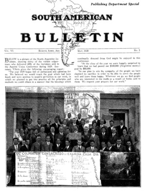 South American Bulletin | May 1, 1930