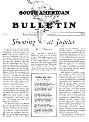 South American Bulletin | April 1, 1934