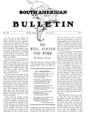 South American Bulletin | July 1, 1935