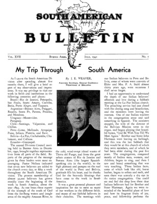 South American Bulletin | July 1, 1941