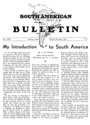 South American Bulletin | October 1, 1946