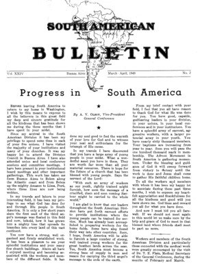 South American Bulletin | March 1, 1949
