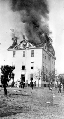 Fire Destroys College Building