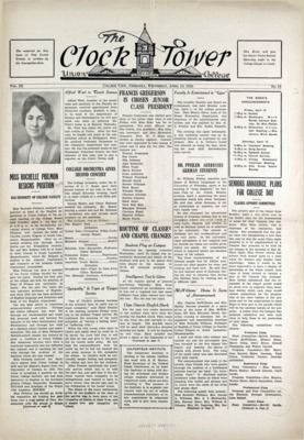 The Clock Tower | April 10, 1929