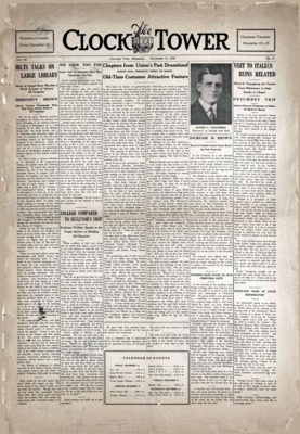 The Clock Tower | December 12, 1929