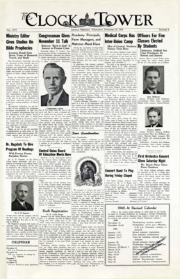 The Clock Tower | November 20, 1940