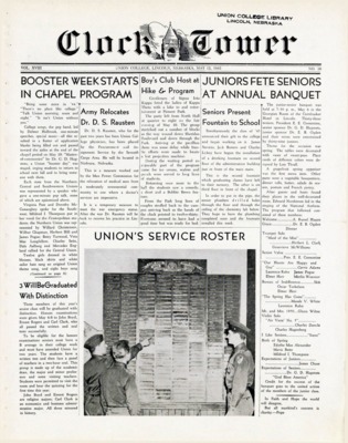 The Clock Tower | May 12, 1943