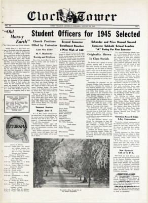 The Clock Tower | January 22, 1945