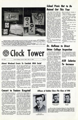 The Clock Tower | May 3, 1968